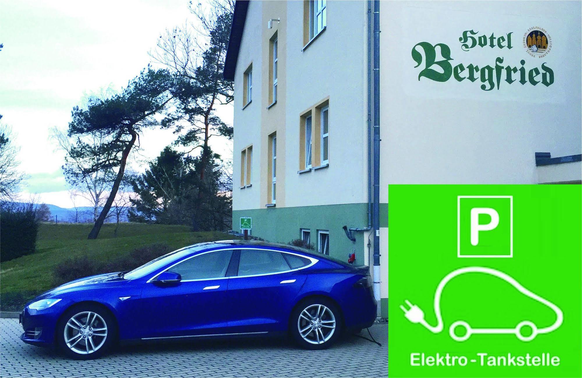 Hotel & Restaurant Bergfried Saalfeld Saale Buitenkant foto